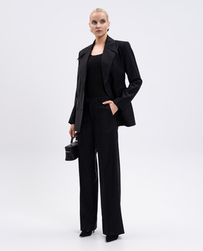 Materiel Black bodysuit with edging PF25N2331BDBK