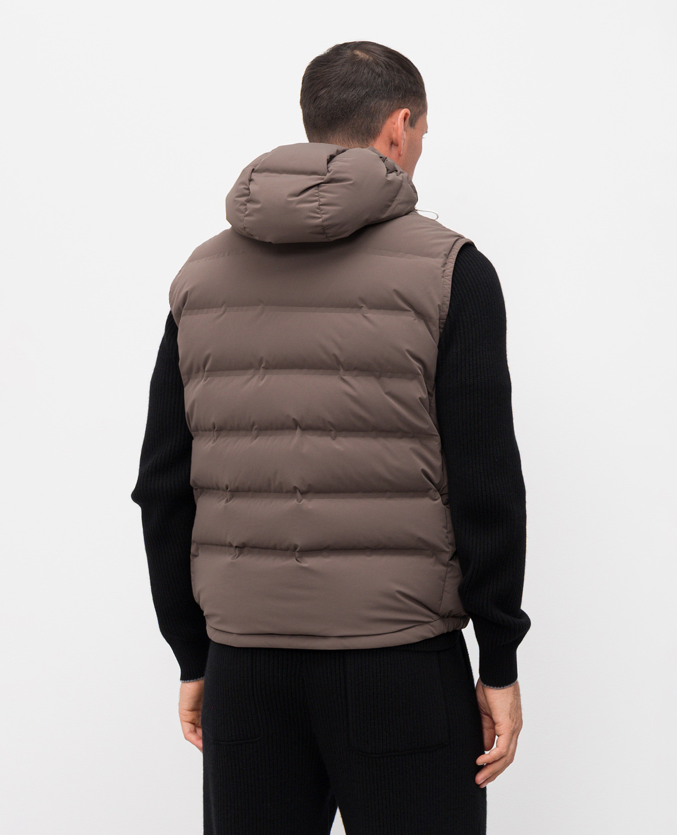 

Brown down vest Brunello Cucinelli
