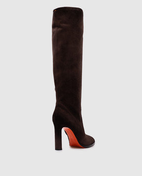 Santoni Brown suede boots WSAV71129HI2NAEA