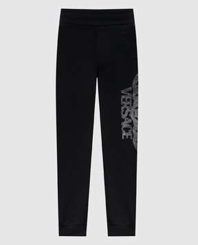 Versace Black Medusa On Chain Joggers 10190361A13526
