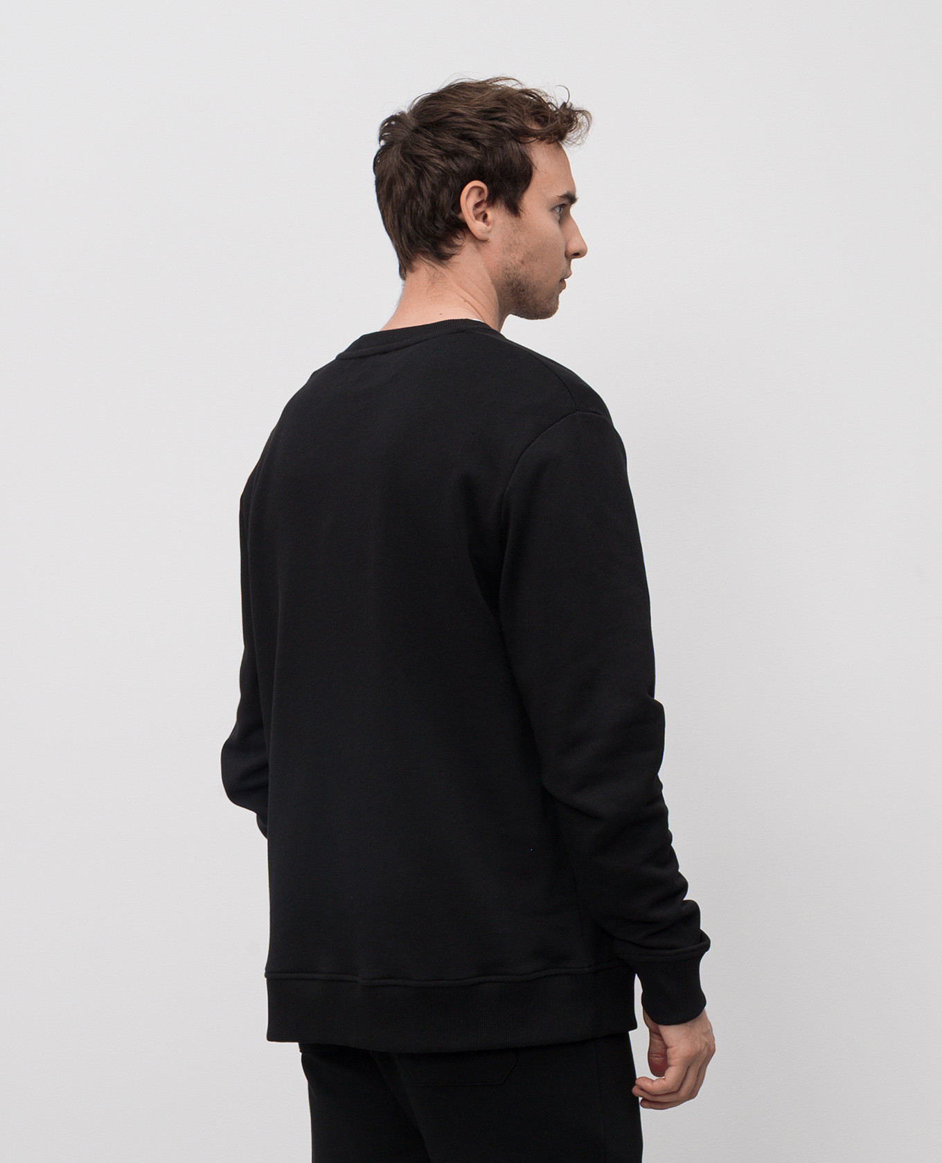 

Black sweatshirt with logo print Balmain
