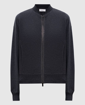 Peserico Gray sports jacket with chain S12560J002347