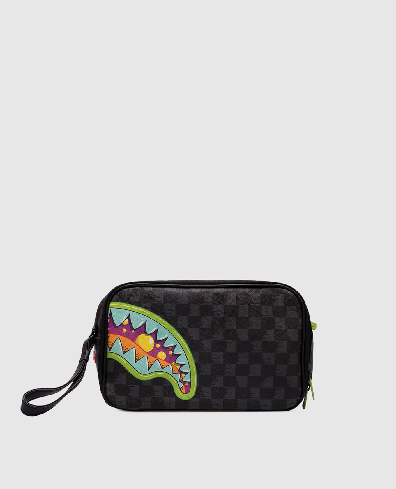 

Children's black toiletry bag with print Sprayground