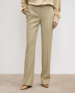 Michael Kors Carolyn beige wool pants CPA7070009