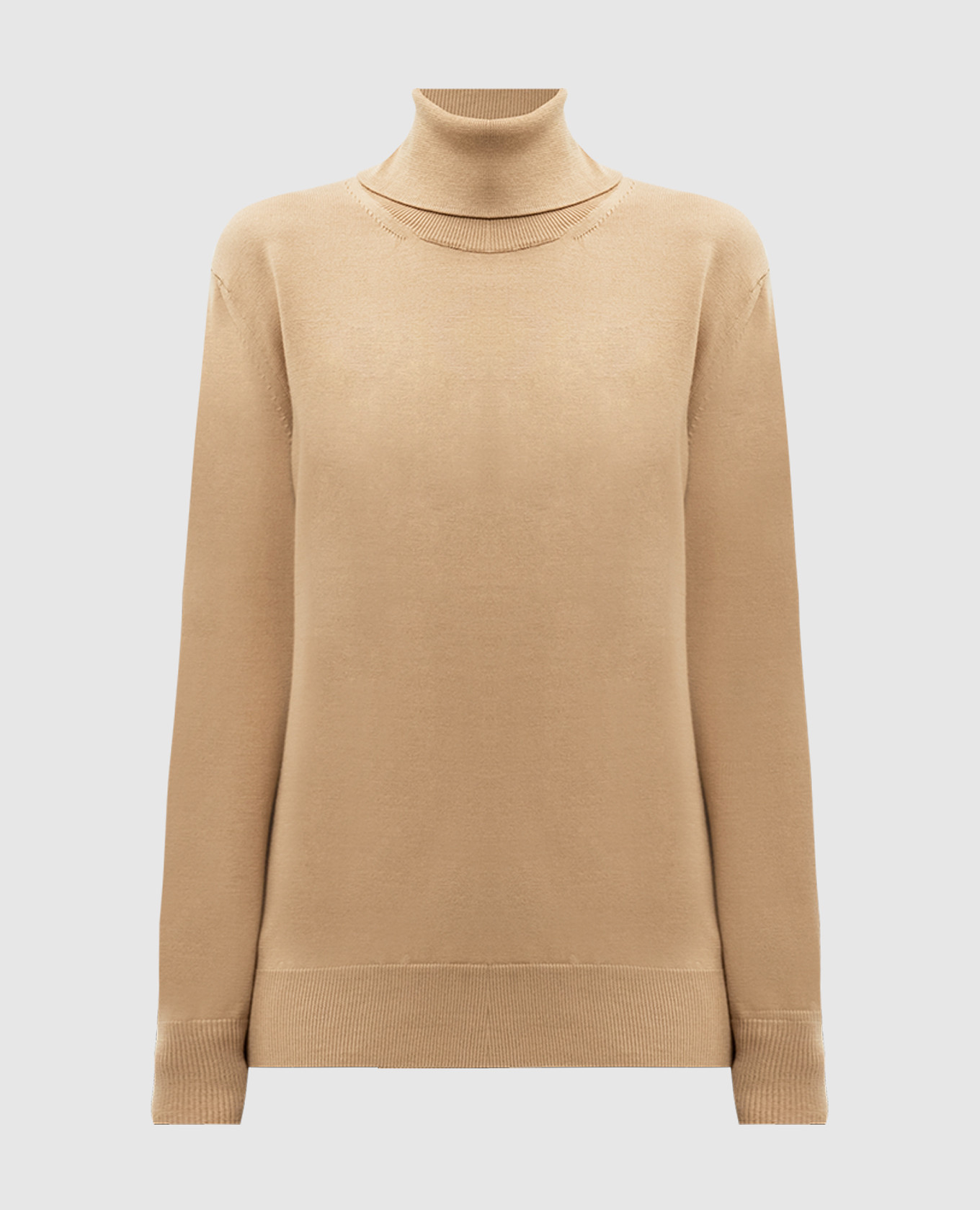 

Beige wool golf Jil Sander