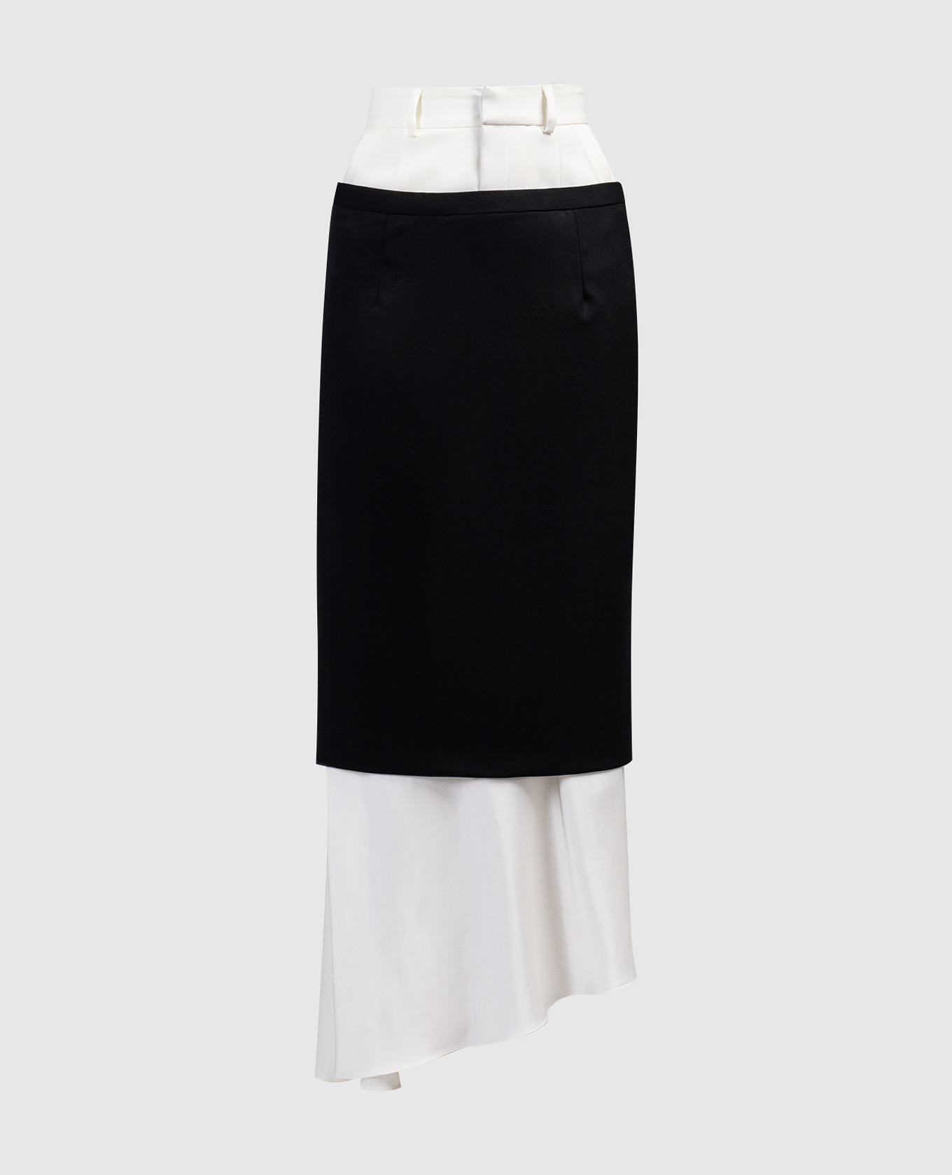 

Skirt double construction with wool Maison Margiela MM6, White