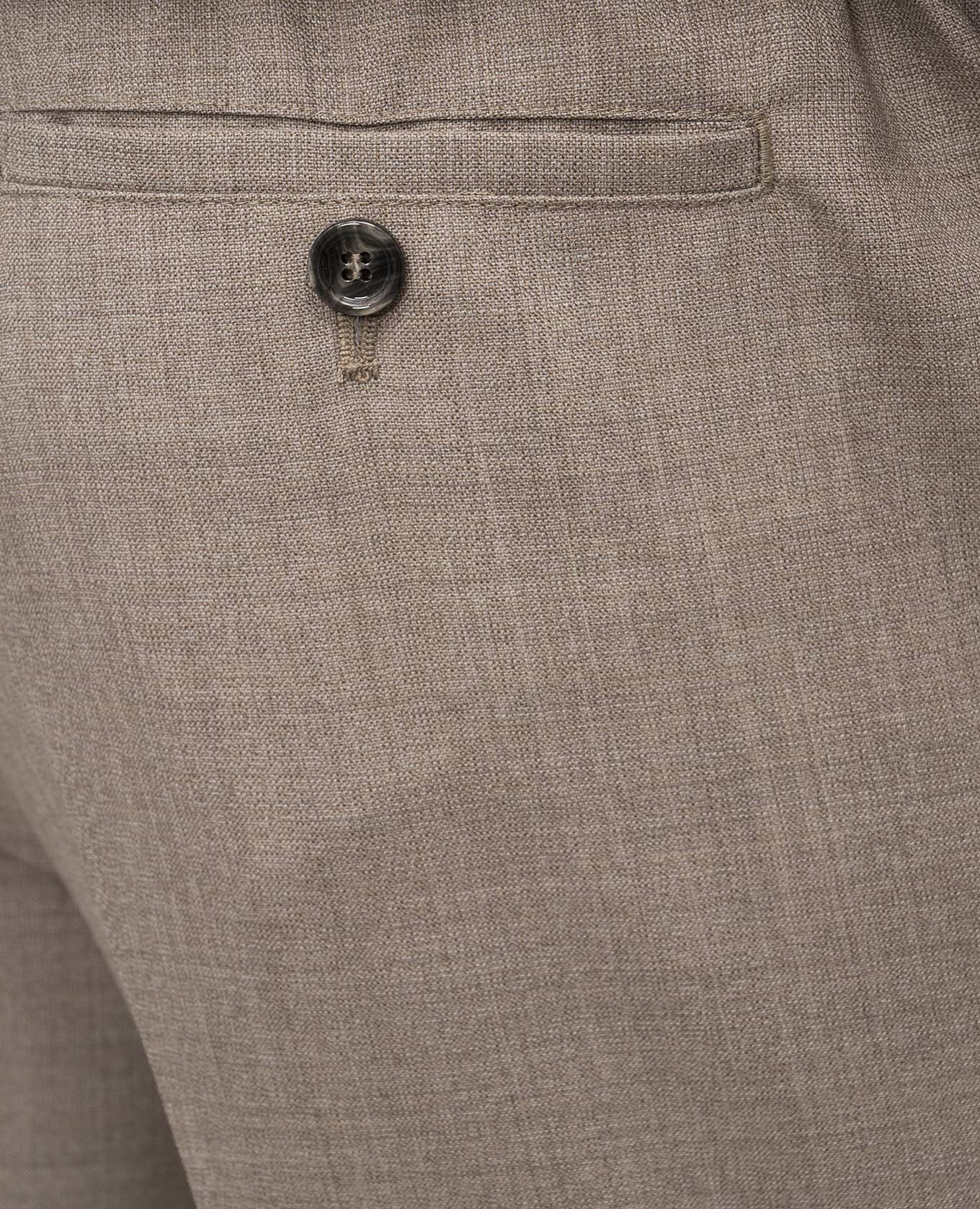 Beige wool pants Ami Paris 5