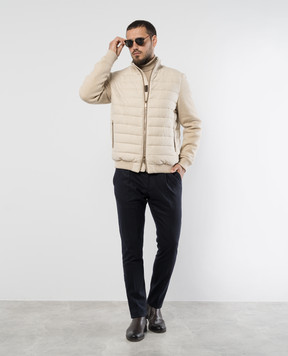 MooRER ENIO beige cashmere down jacket ENIOY1