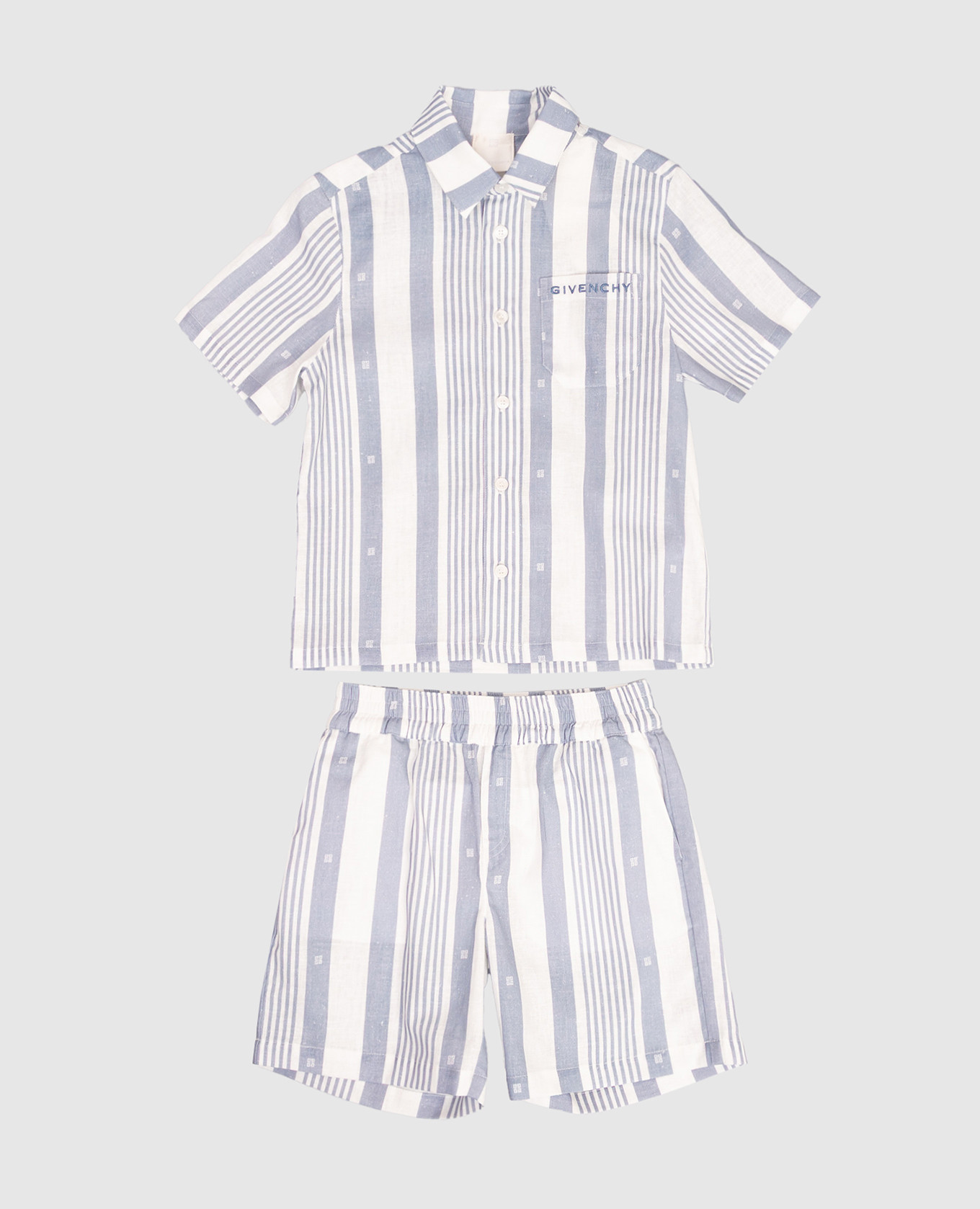 Children&#39;s white striped linen suit Givenchy