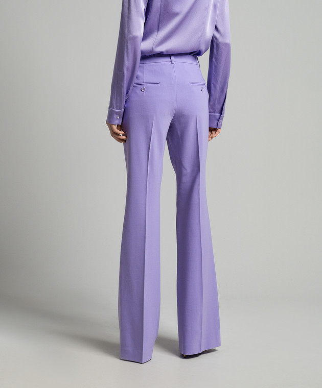 Michael Kors Haylee purple wool flared pants DPA7390004 buy with Czech Republic delivery at Symbol