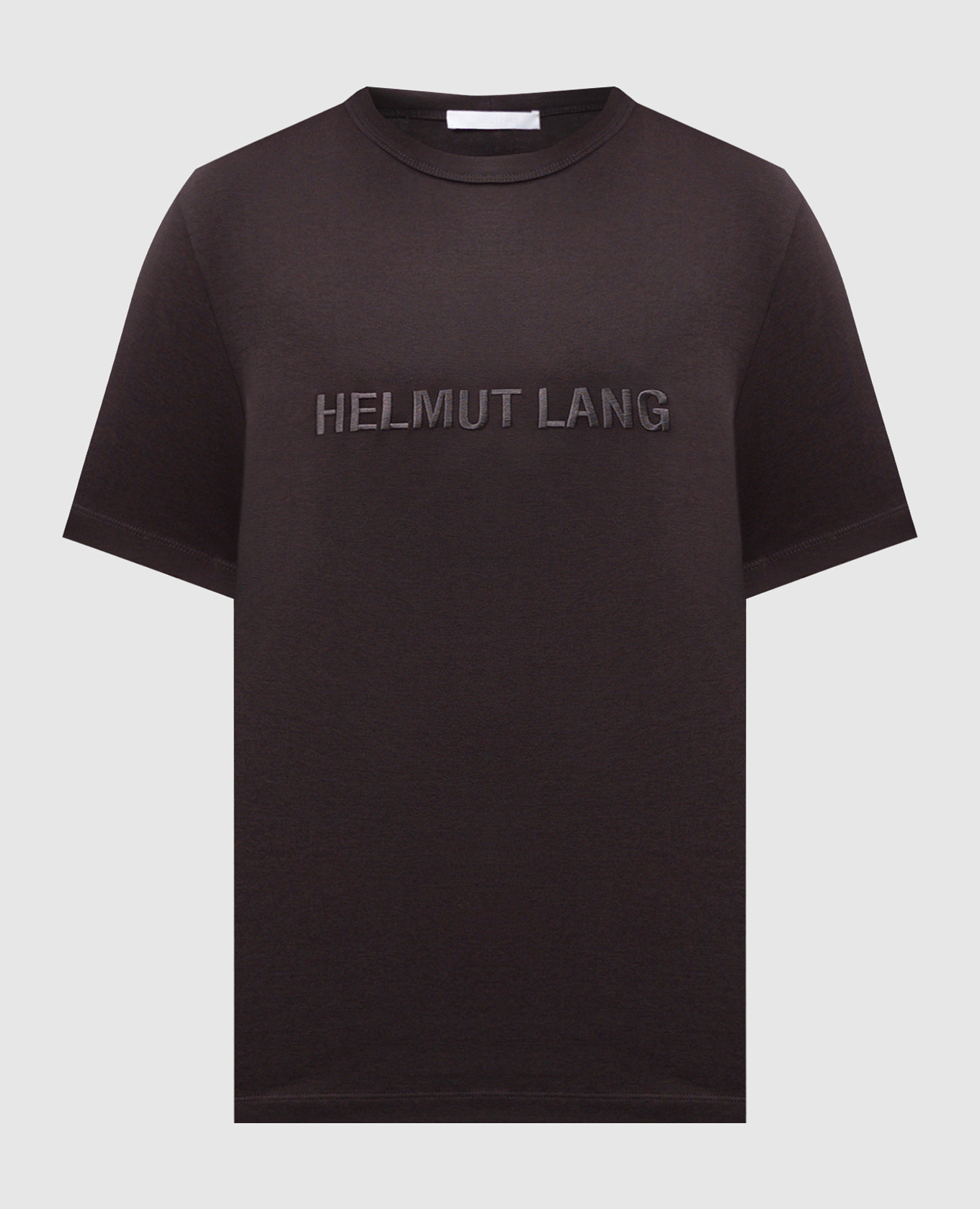 

Gray t-shirt with logo embroidery Helmut Lang, Grey