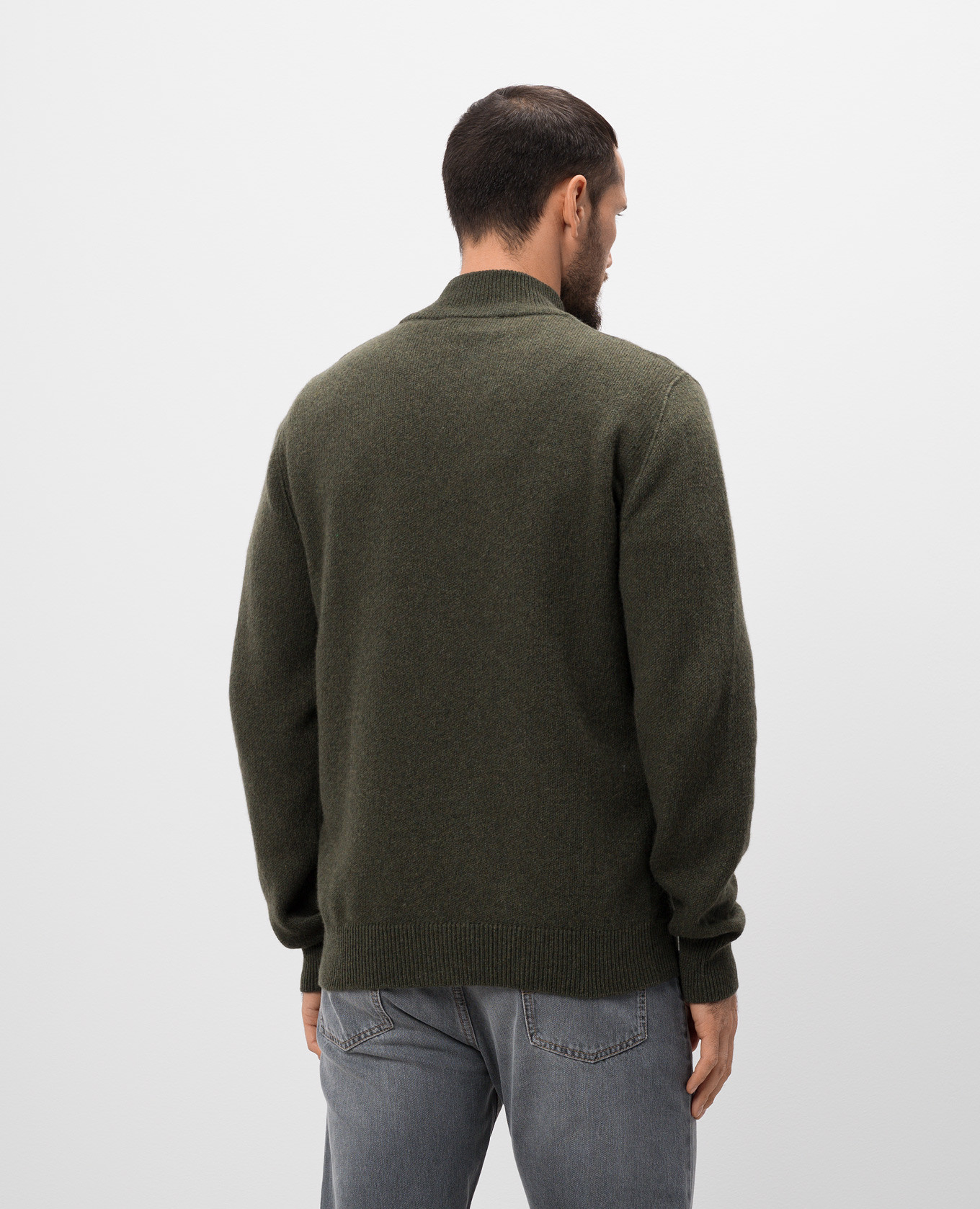 Green cashmere cardigan Cashmere&Whiskey 4