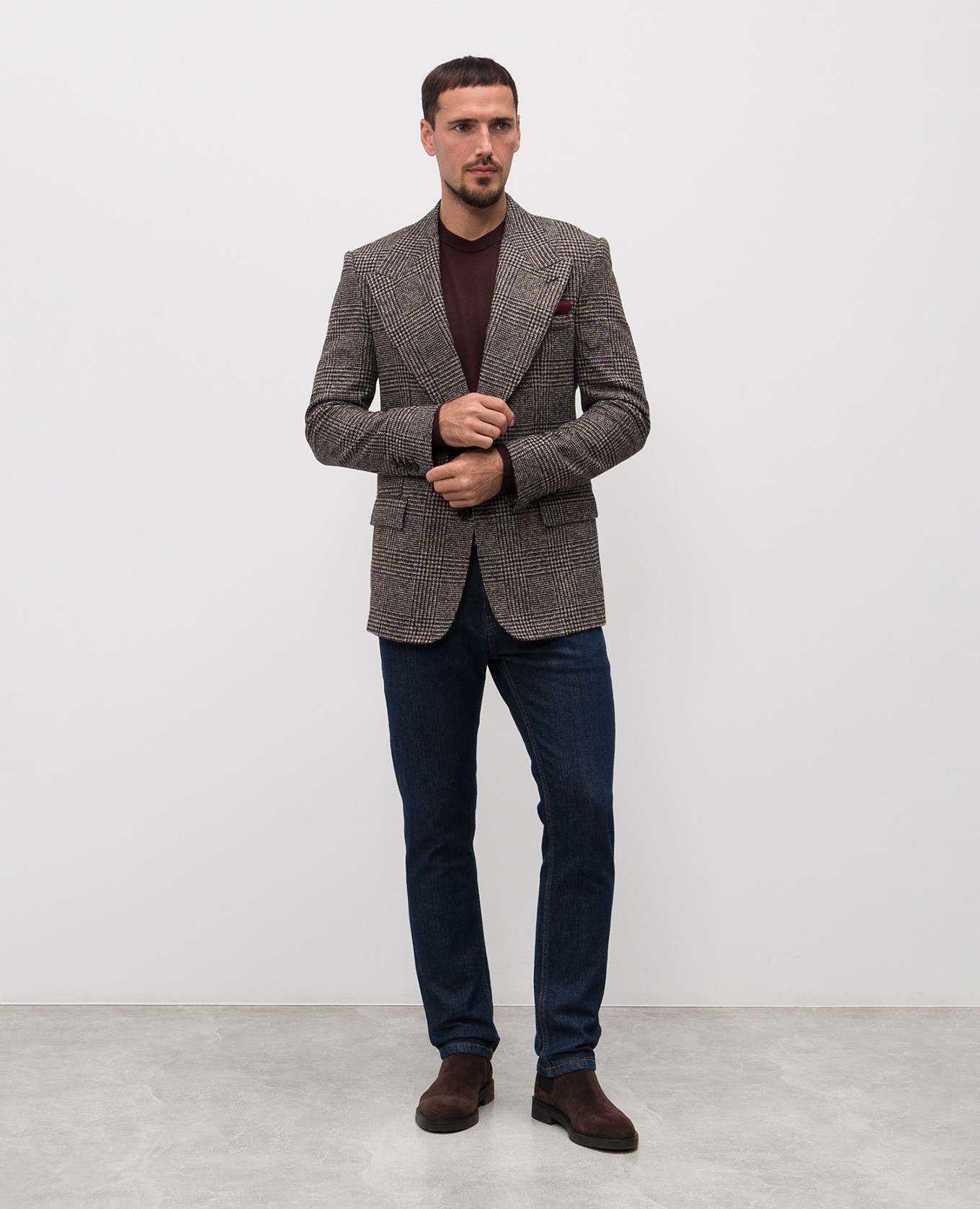 Burgundy cashmere jumper Dolce&Gabbana 2