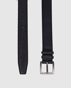 Orciani Blue nubuck belt U08279NAB