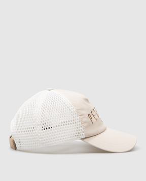 Peserico Beige cap with logo embroidery R76034C0RCC112