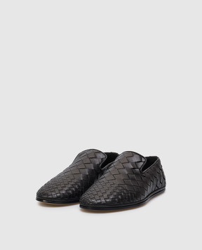 Bottega Veneta Sunday black leather slippers 819500V55V0