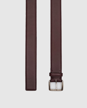 Ermanno Scervino Burgundy leather belt D453T725SYI
