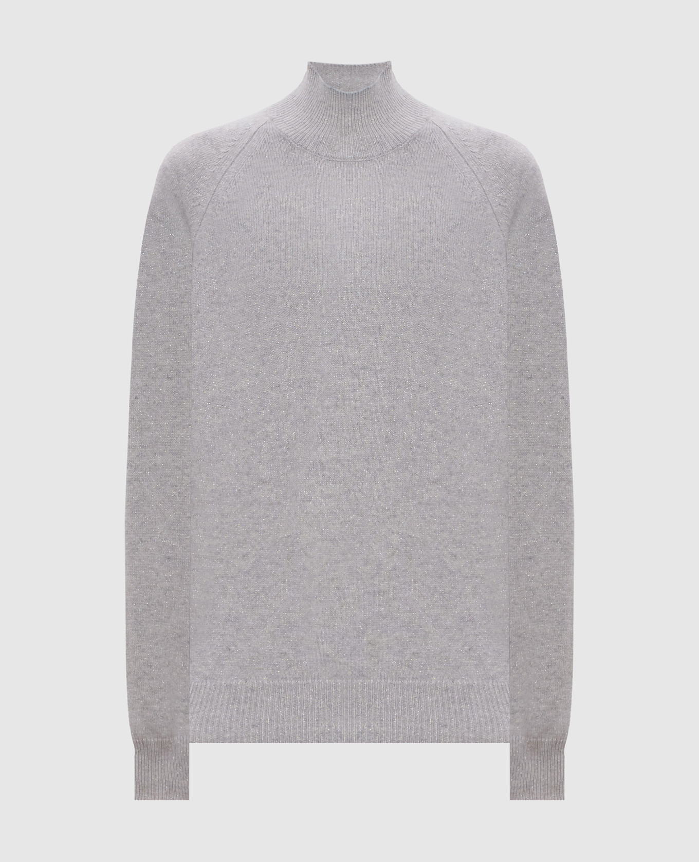Gray wool and cashmere sweater Peserico