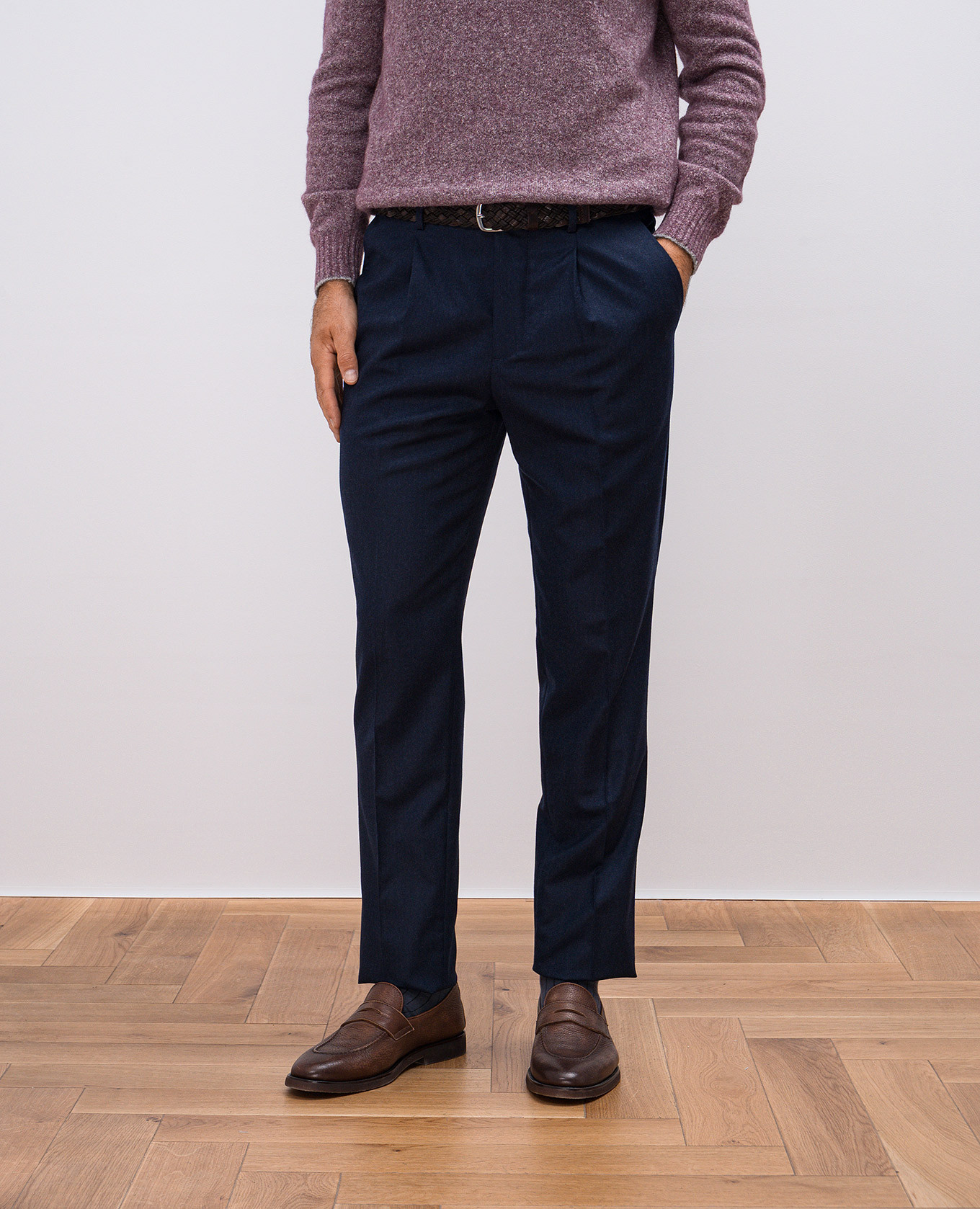 

Blue pants made of wool Brunello Cucinelli