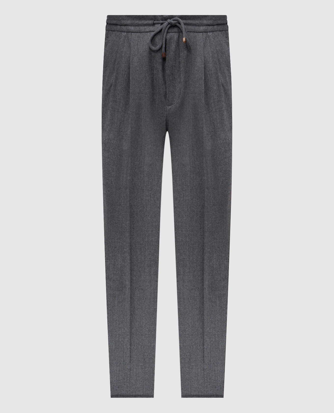 Gray wool pants Brunello Cucinelli