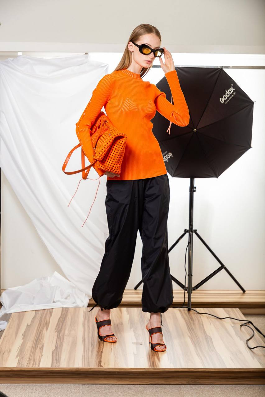

Orange striped jumper Off-White