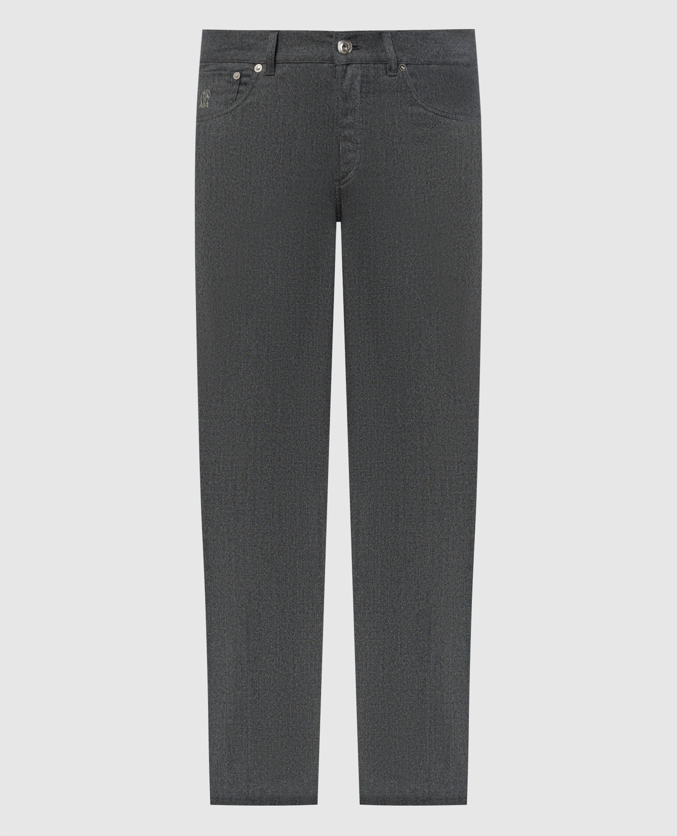 Gray pants made of wool Brunello Cucinelli