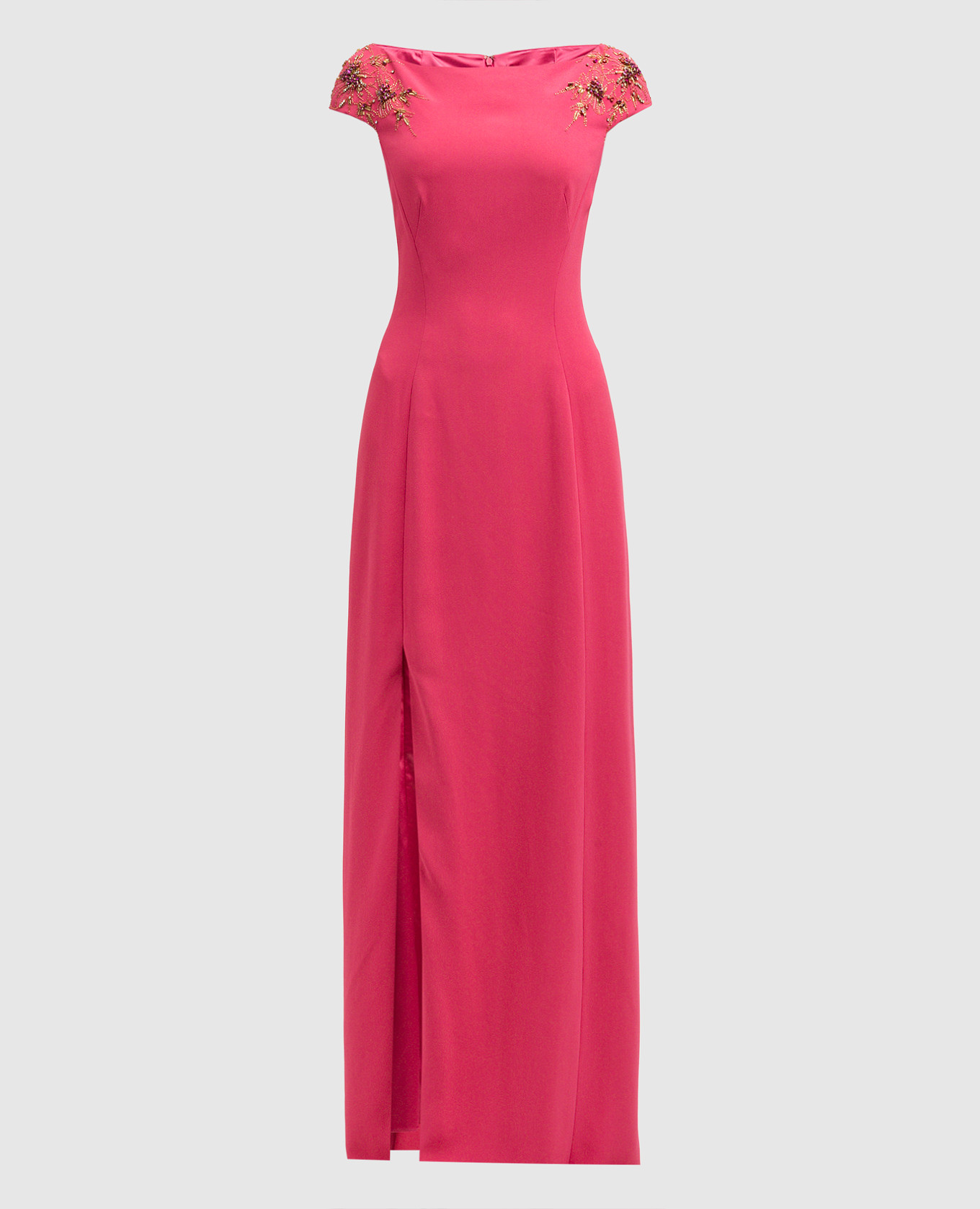 

Pink dress to the floor with embroidery Jenny Packham