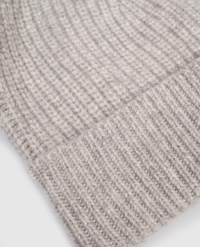 Yves Salomon Enfant Children's gray cashmere hat 20WEA500XXCARD
