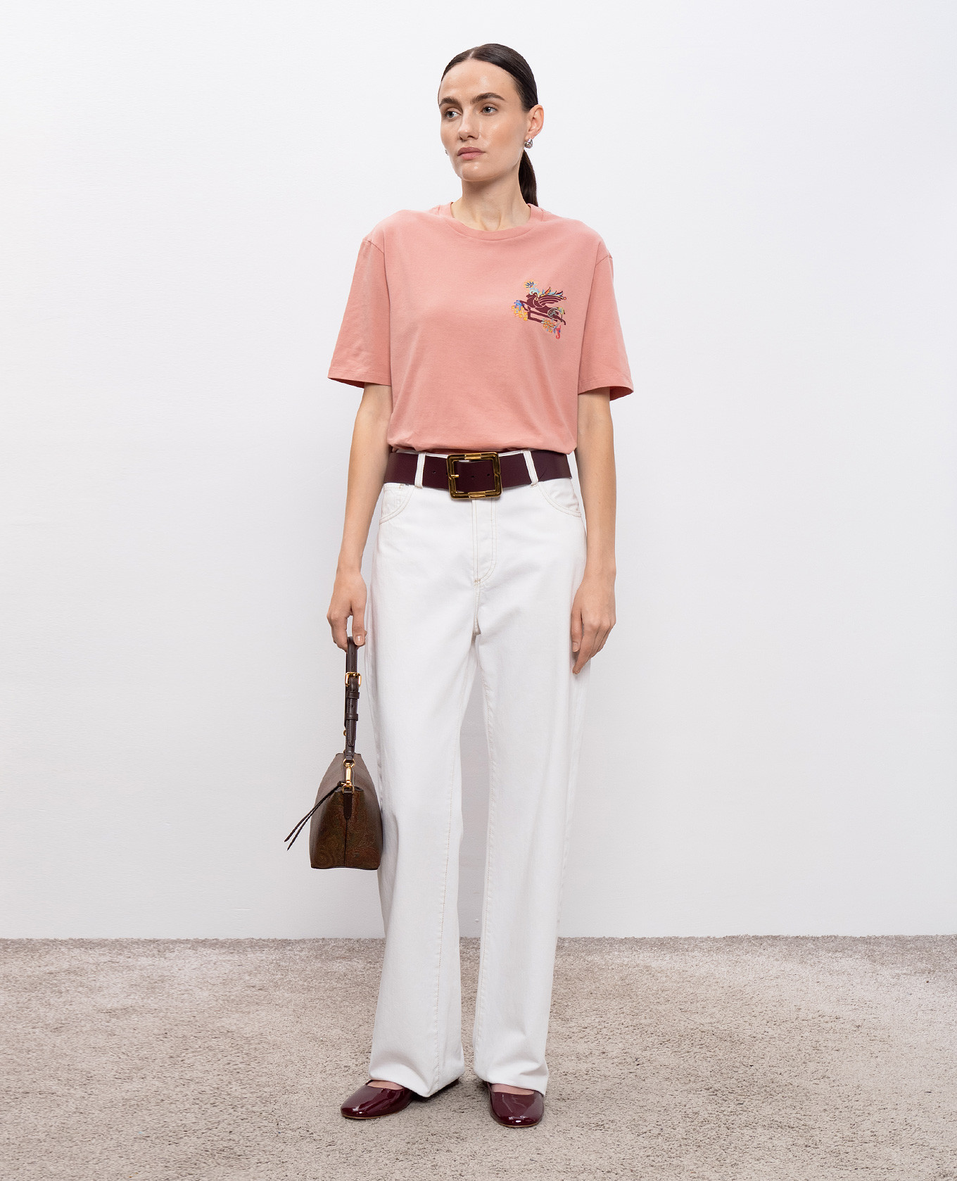 

Pink Pegaso t-shirt Etro