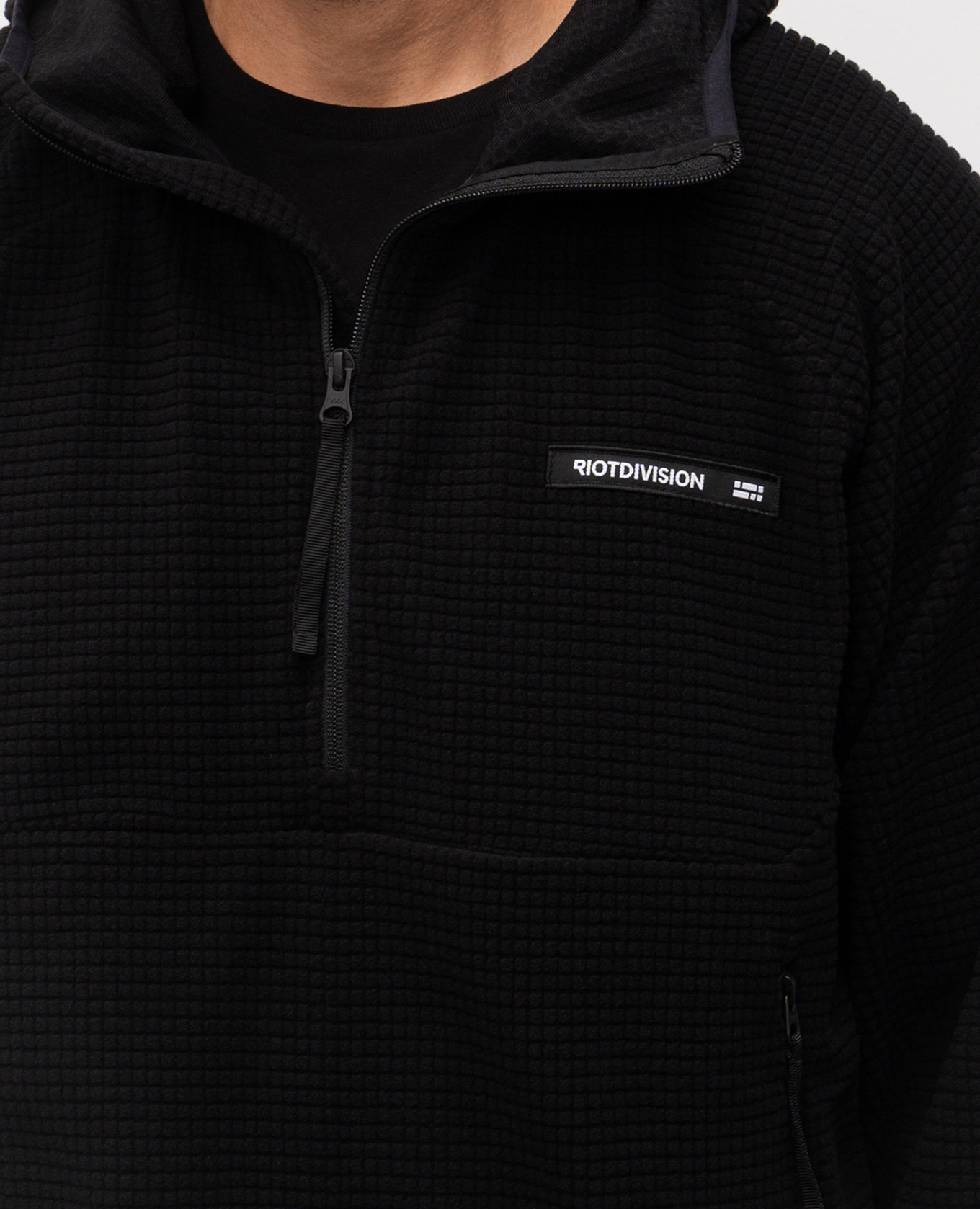 

Black hoodie RD-HZFH with logo Riotdivision