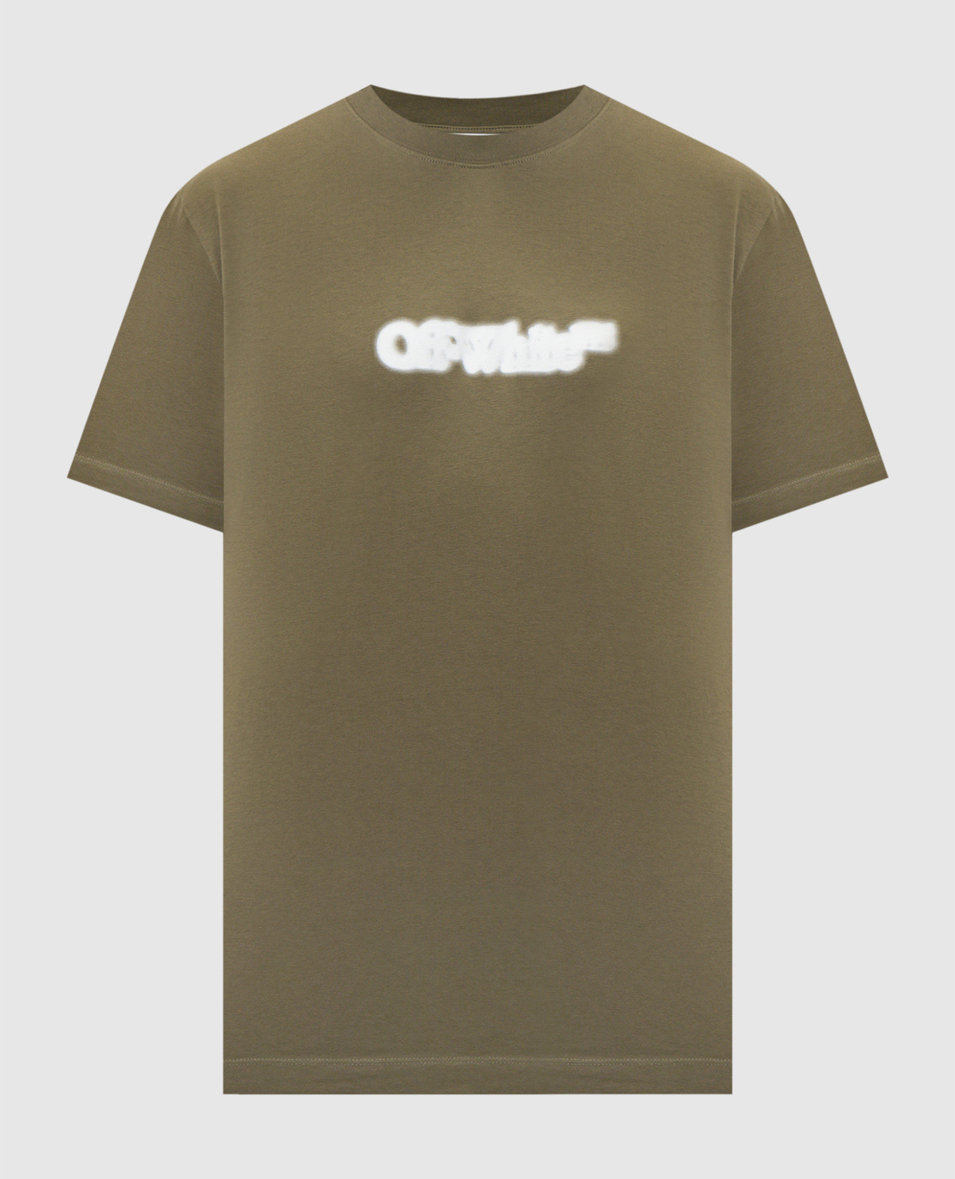 

Green t-shirt with logo print Off-White