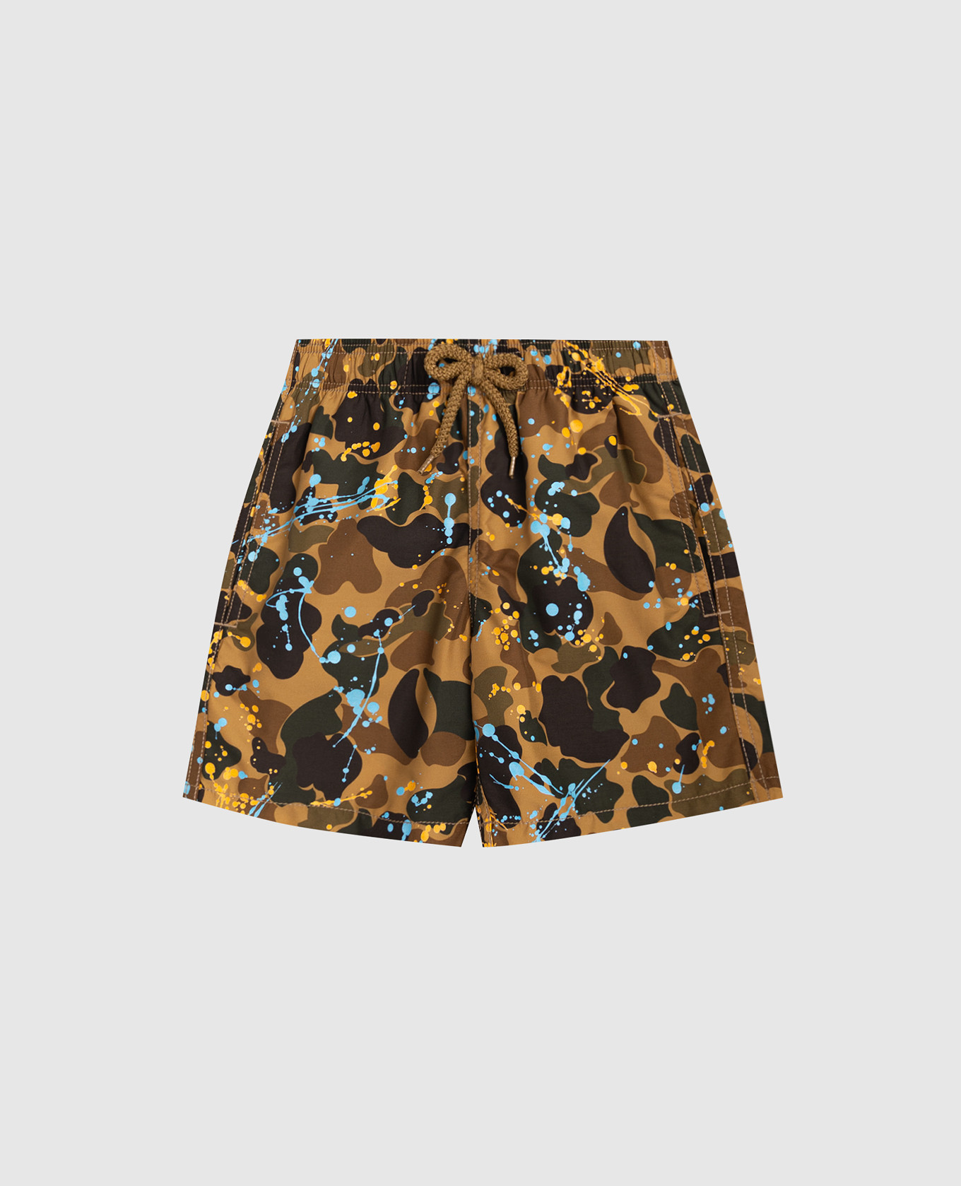 Children&#39;s green camouflage swim shorts Palm Angels