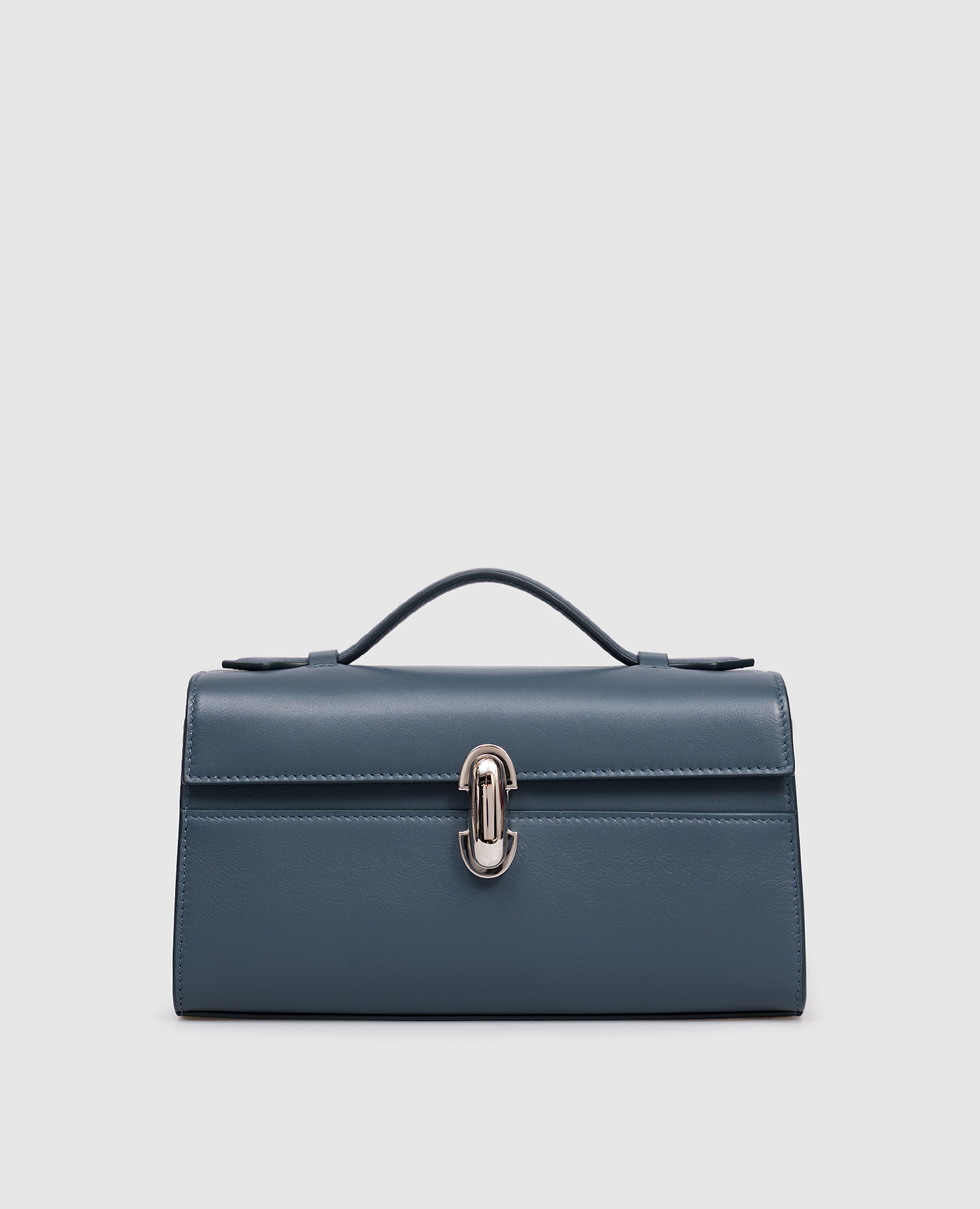 Blue leather bag Savette