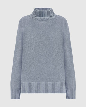 Simonetta Ravizza Grey Malaga cashmere sweater F05KN73T10