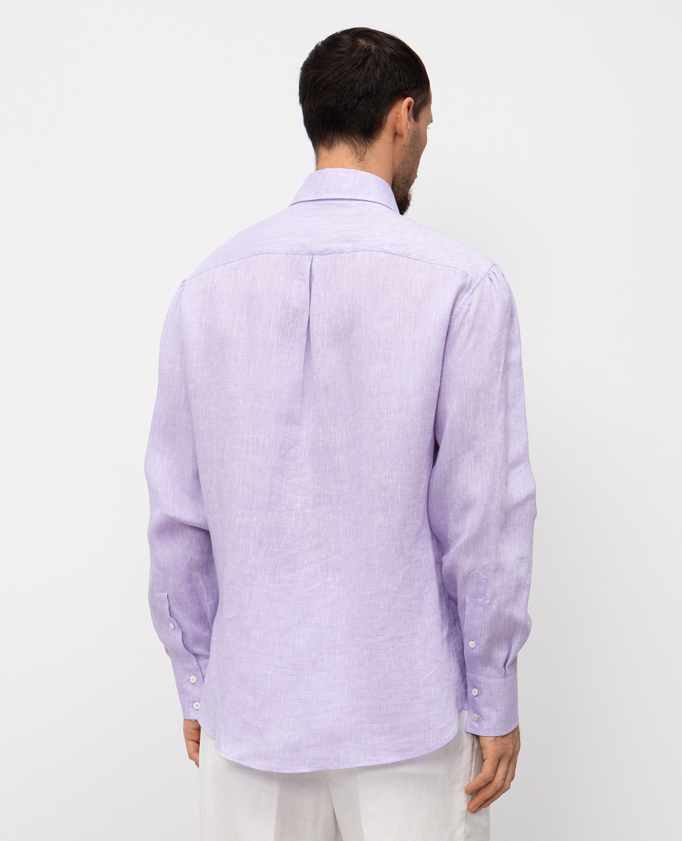 

Purple linen shirt Brunello Cucinelli, Violet