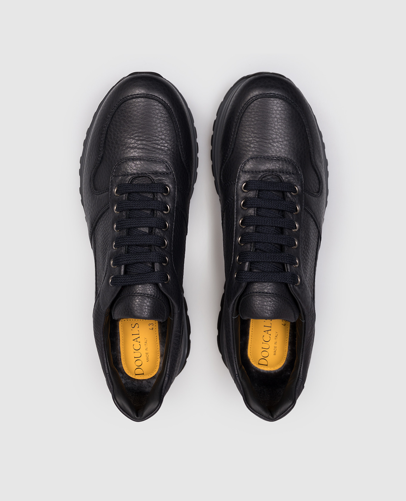 

Blue leather insulated sneakers Doucal's