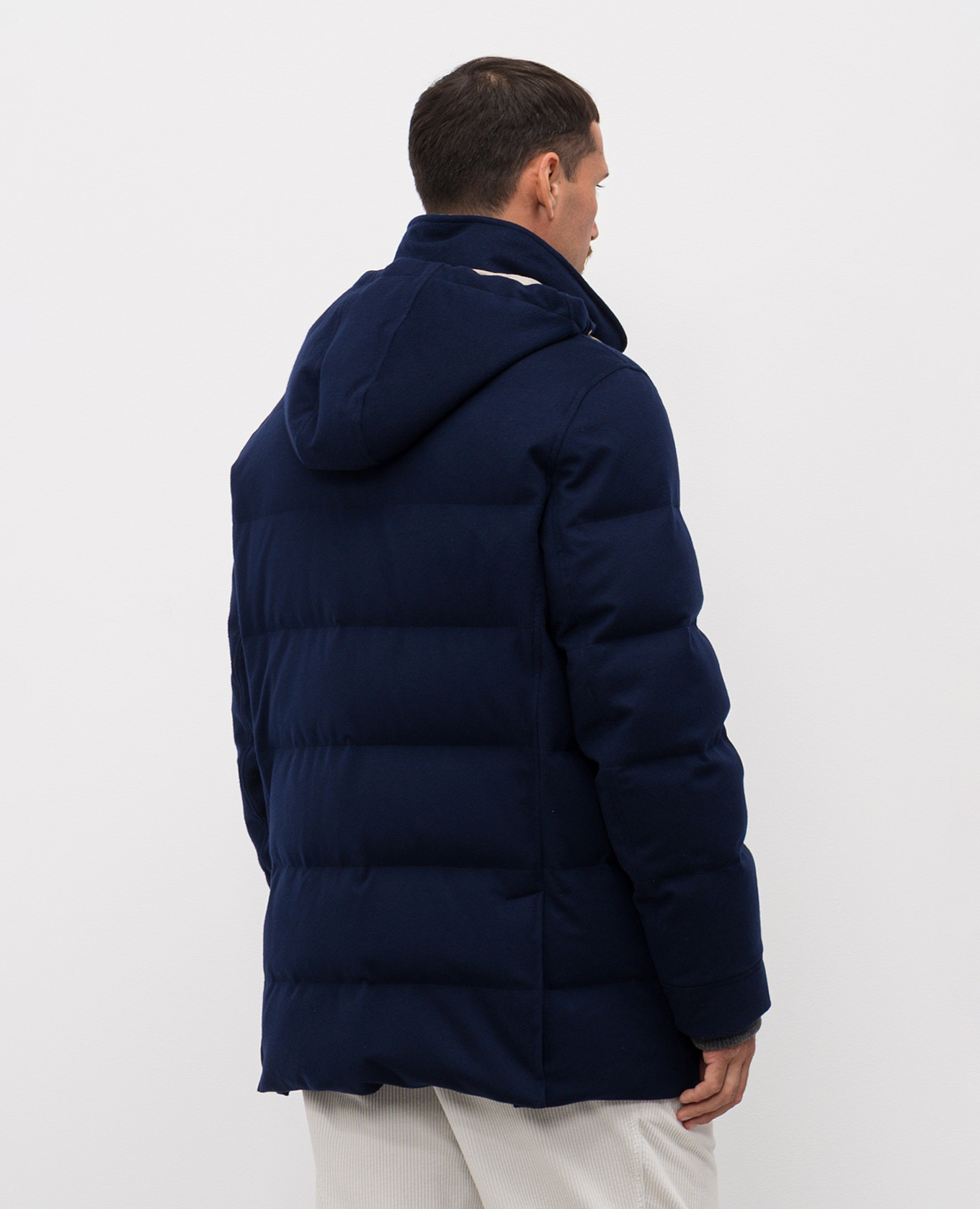 

Blue wool down jacket Brunello Cucinelli