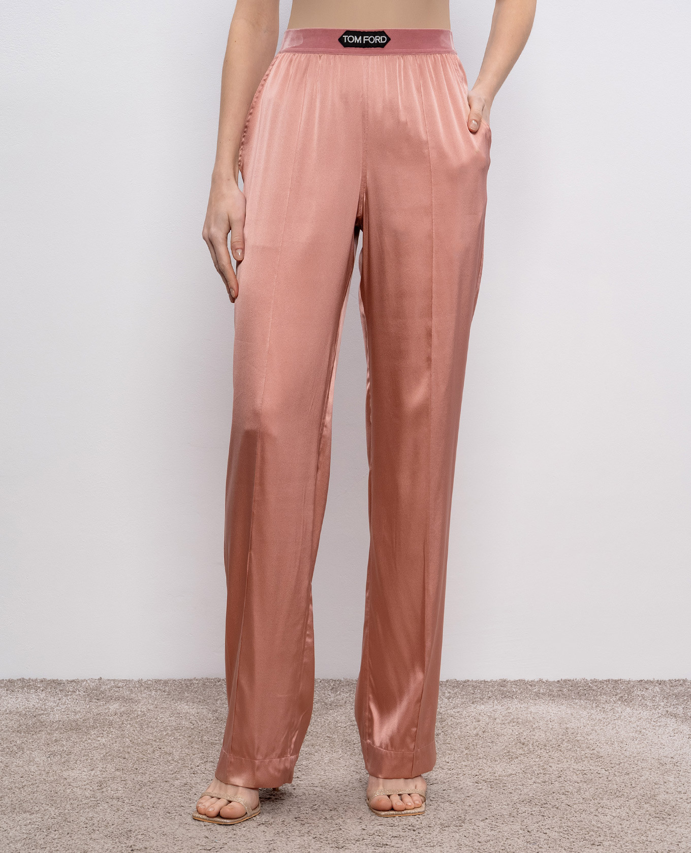 

Pink silk pants Tom Ford