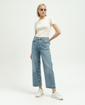 AGOLDE REN blue jeans with a distressed effect A9191983