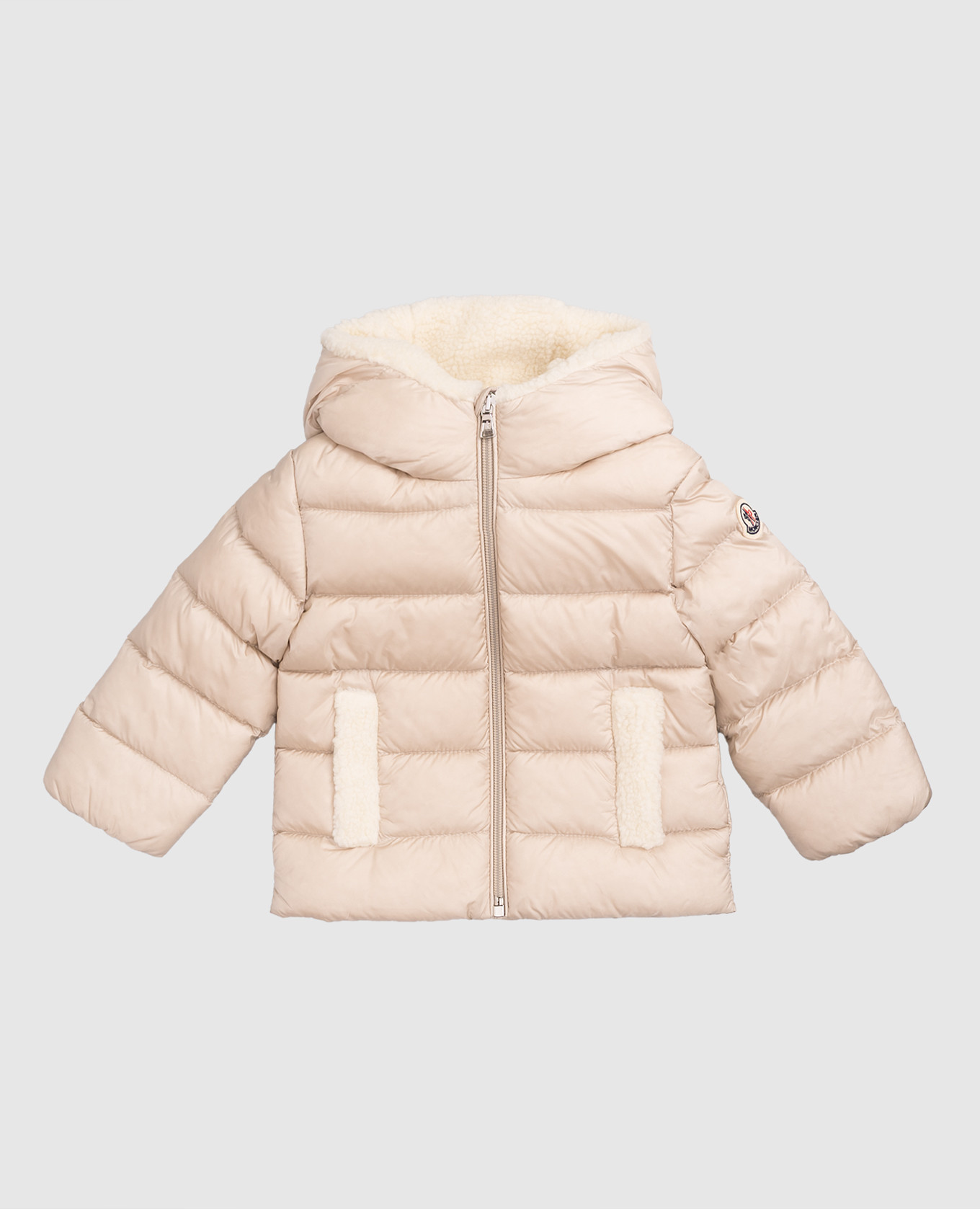

Children's beige down jacket Borgan Moncler ENFANT