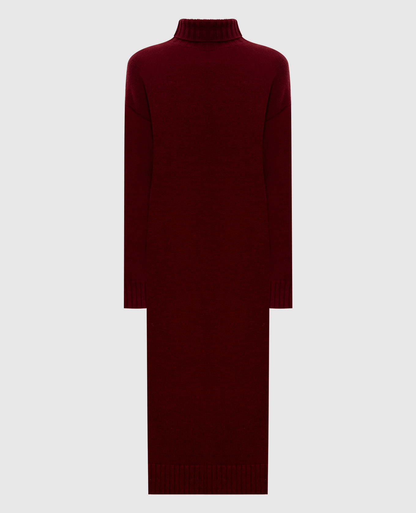 Burgundy cashmere dress Max Mara