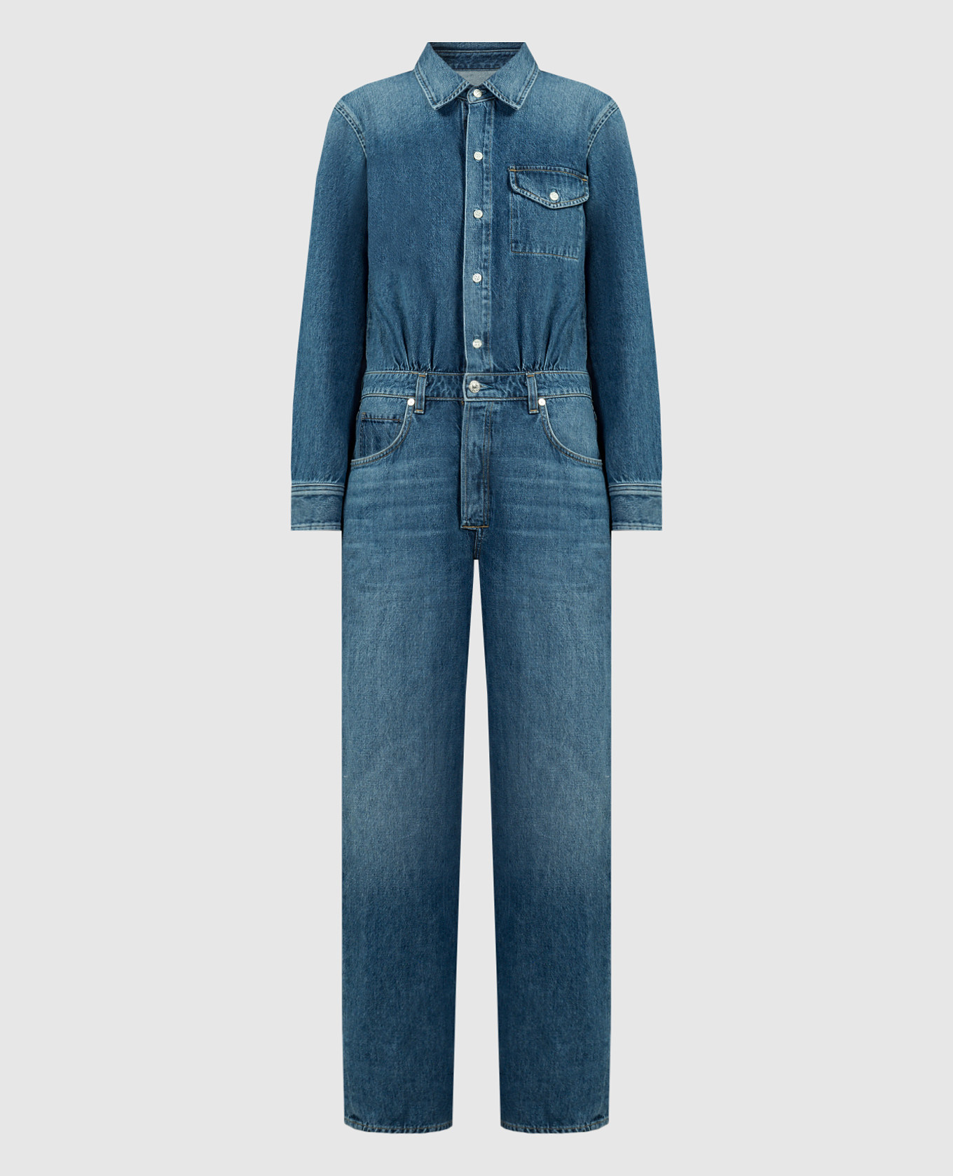 Maisie blue denim jumpsuit citizens of humanity
