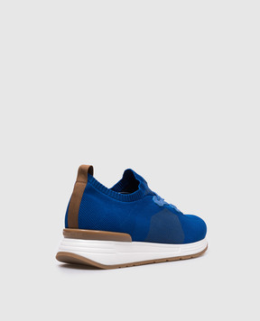 Stefano Ricci Blue sneakers with logo UZ26EG2324TSSDP