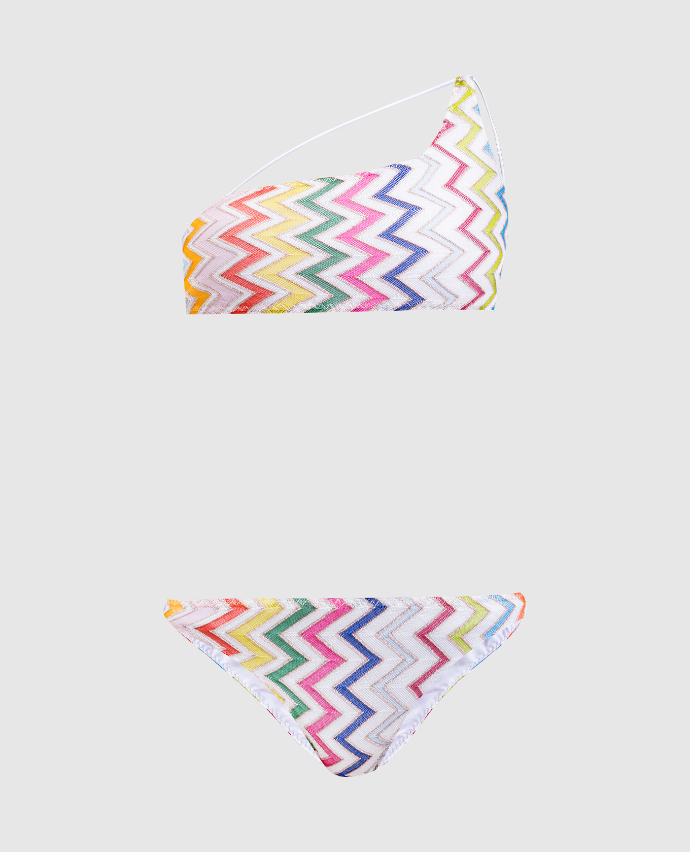 

Lurex patterned swimsuit Missoni, White
