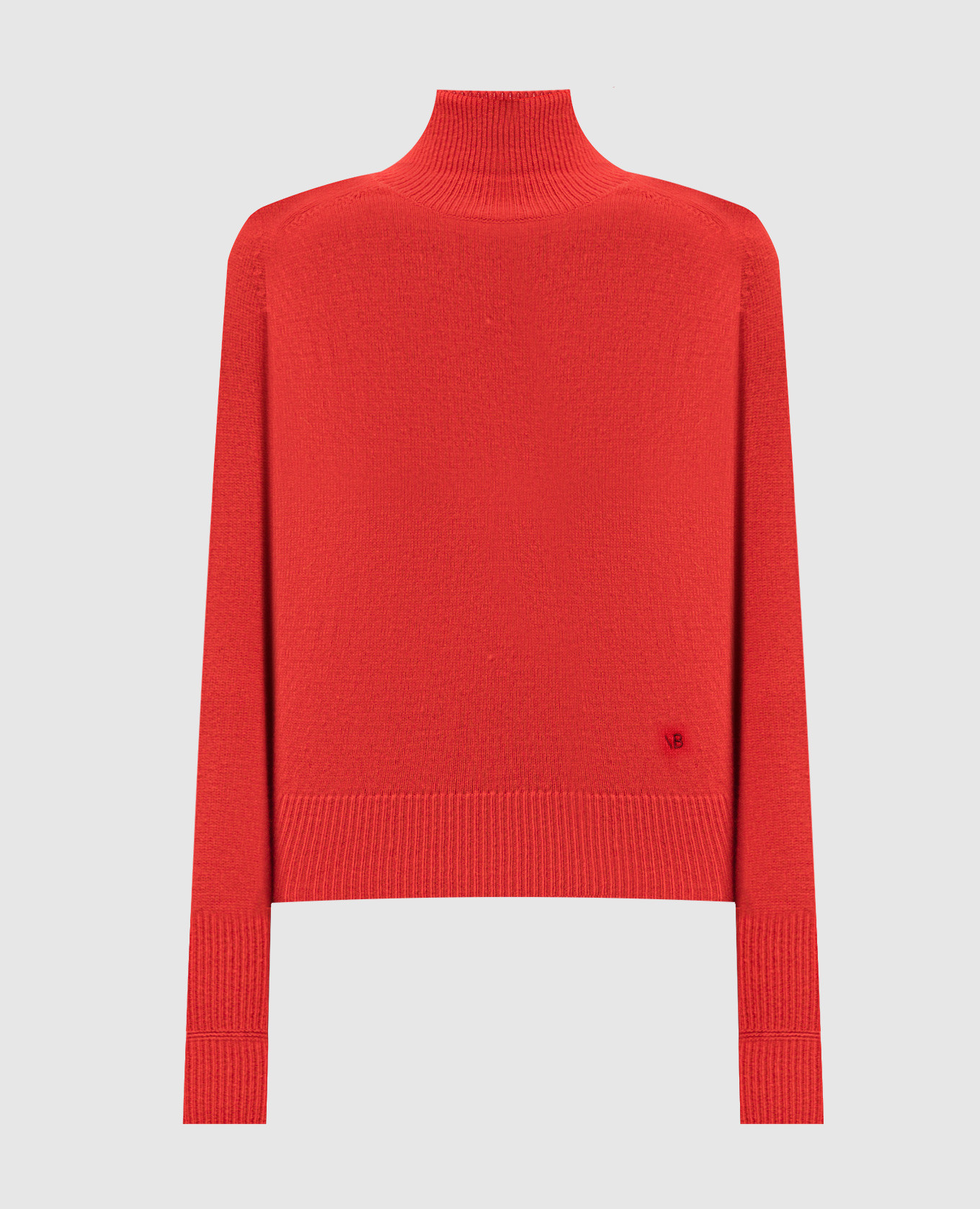 

Red wool golf with logo embroidery Victoria Beckham