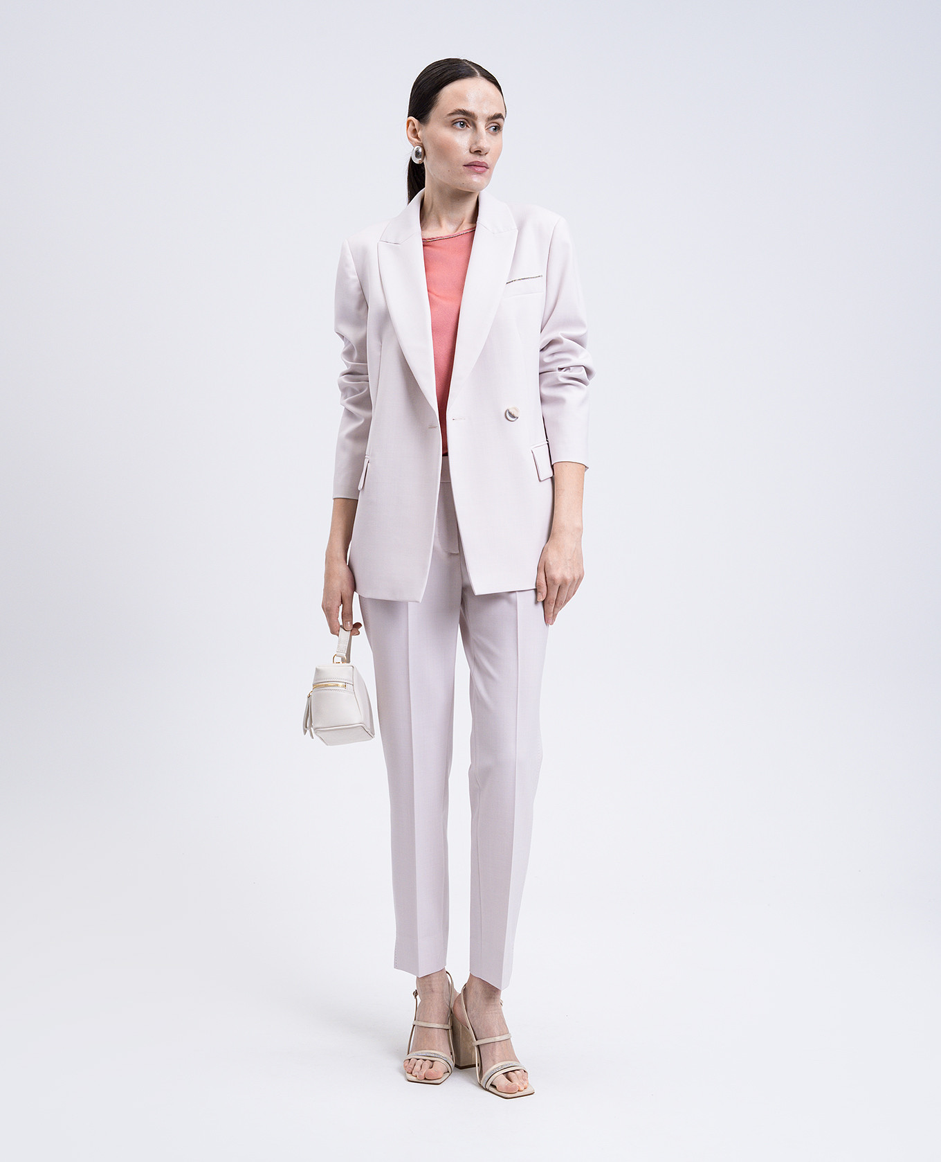 

Beige wool pants Peserico