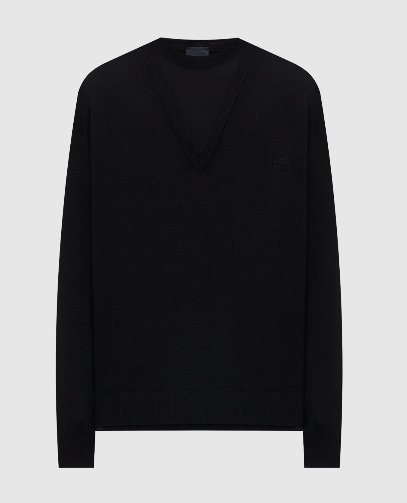 Black sweater with wool Juun.j