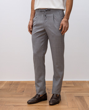 Enrico Mandelli Gray wool pants GYM02B5655