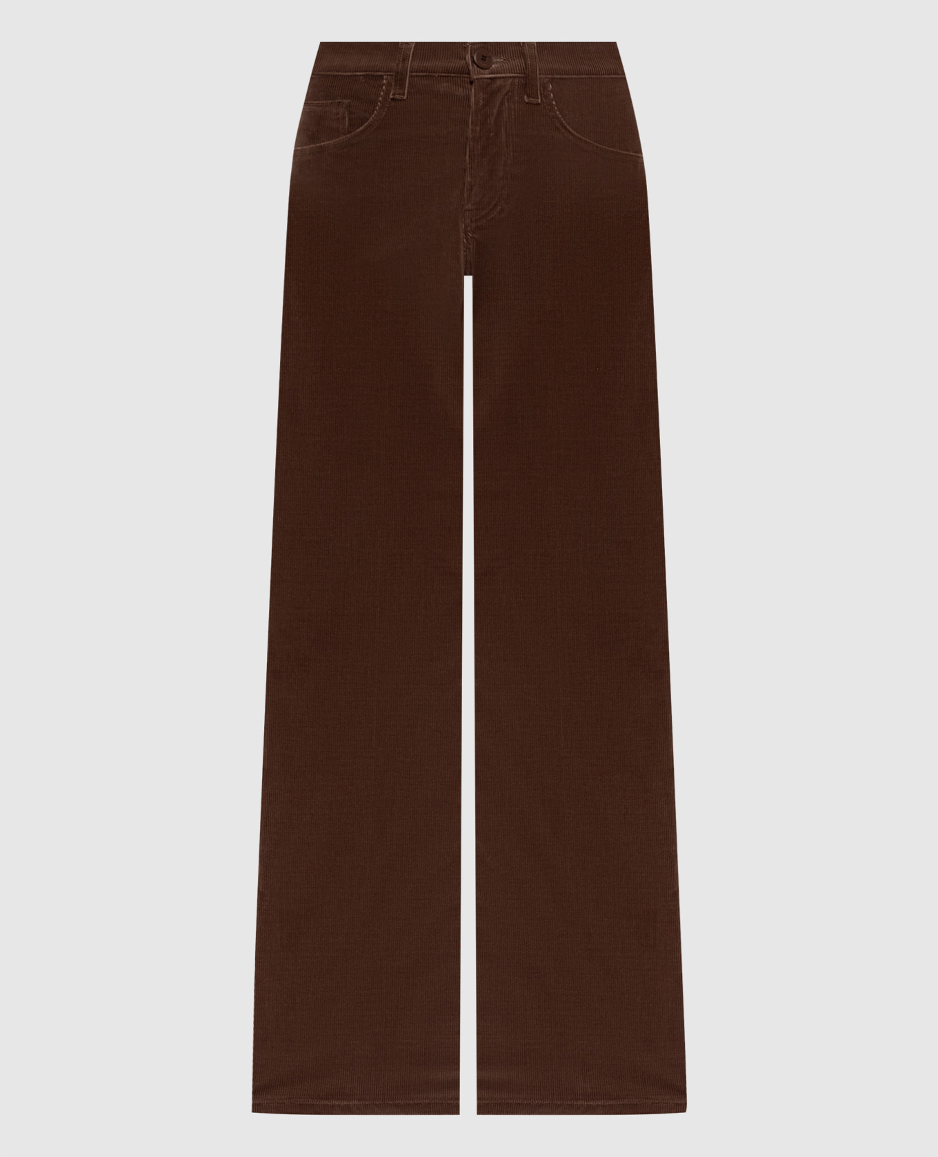 Jacklyn brown corduroy flared pants