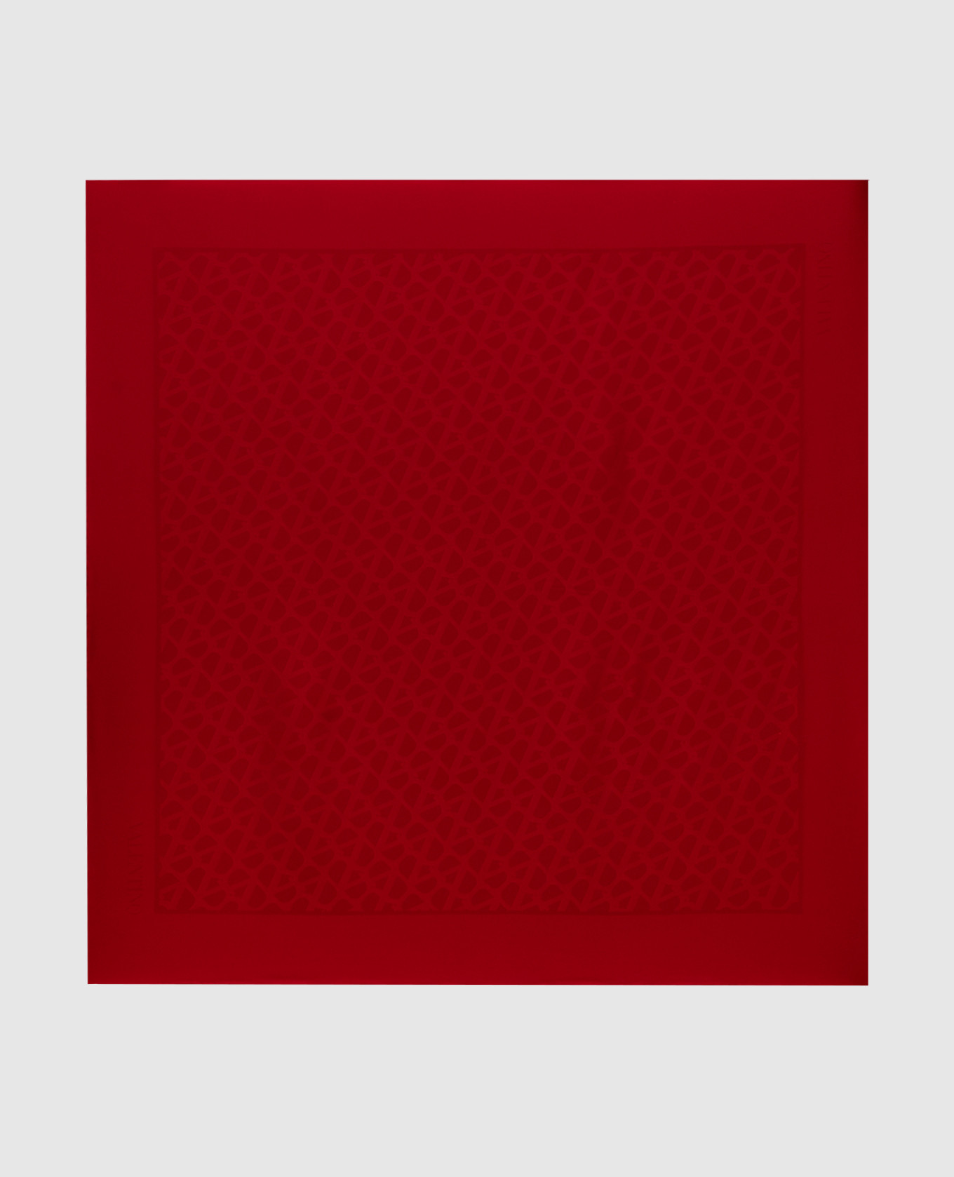 

Red silk scarf in Toile Iconographe pattern Valentino
